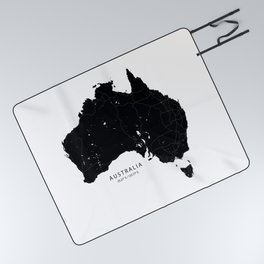 Australia Map Picnic Blanket
