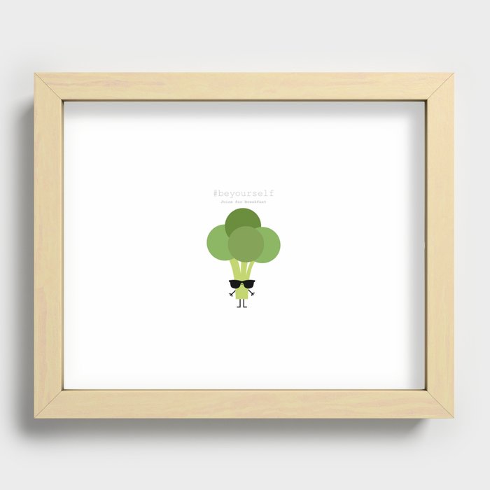 Be yourself - Ingredienti coraggiosi Recessed Framed Print