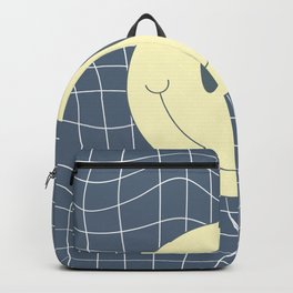 Warp checked smiley in gray Backpack