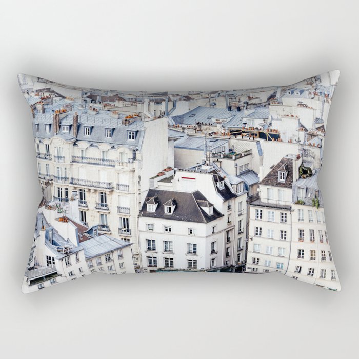 Paris Rooftops Rectangular Pillow