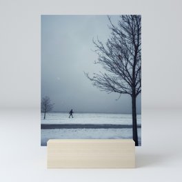 A Walk Through The Snow Mini Art Print