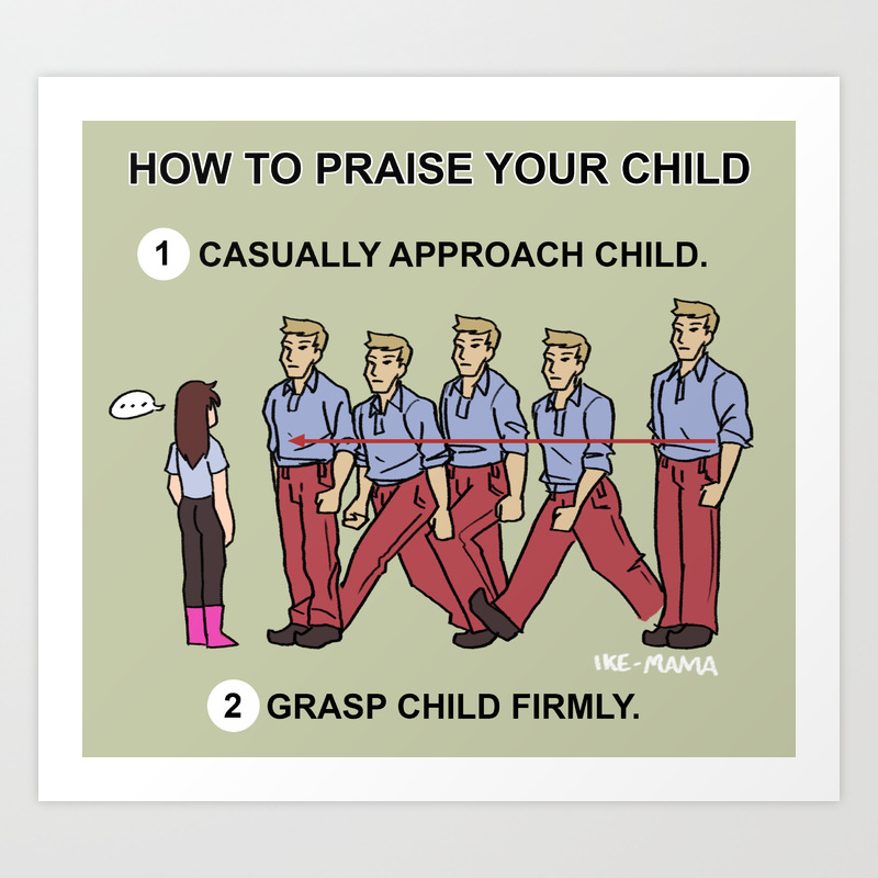 Praise Your Child Art Print By Ikemama Society6