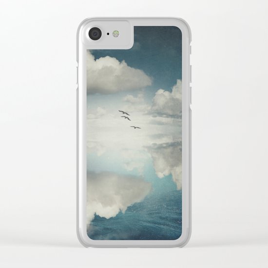 Spaces II - Sea of Clouds Clear iPhone Case