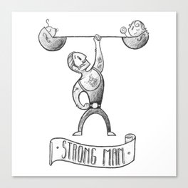 Strong Dad Canvas Print