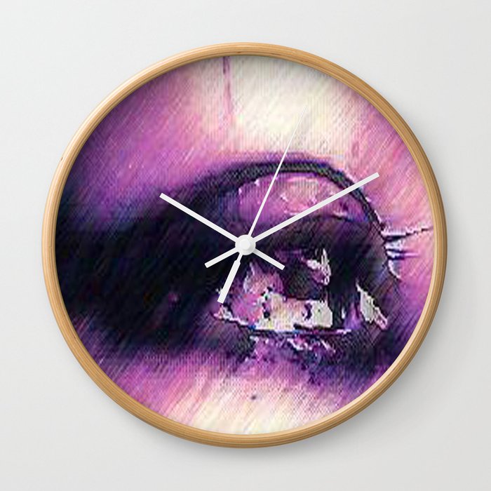 Tears - Pencil Drawing Wall Clock