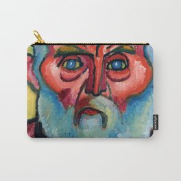 Alexej von Jawlensky "The gardener (also known as Old Blue Beard)" 1912 Carry-All Pouch