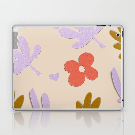 Pattern floral shapes Laptop & iPad Skin