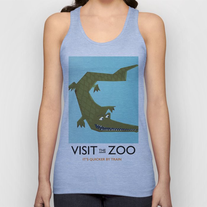Visit the zoo Alligator Tank Top