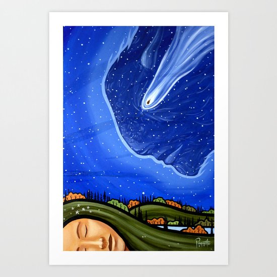 Manitou Stone Art Print