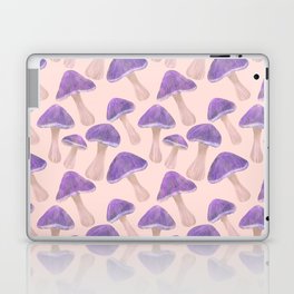 Purple Mushrooms Pattern  Laptop Skin