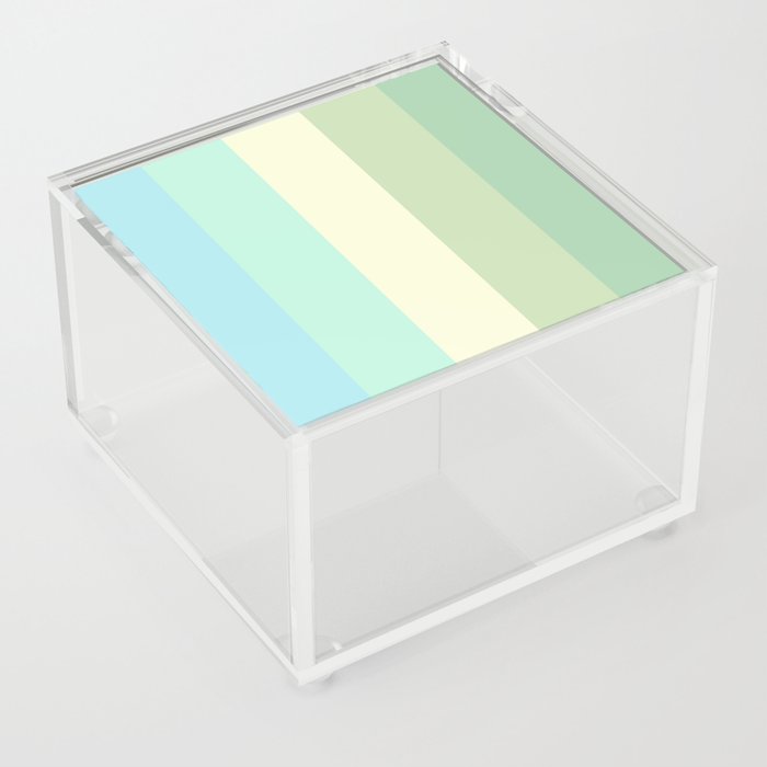 Pastel Elegant Natural Color Palette Acrylic Box