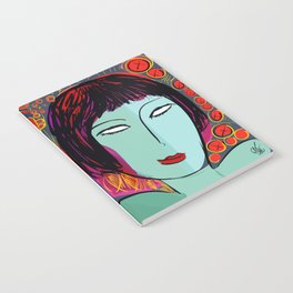 Girl Turquoise Notebook