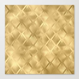 Pattern Gold Canvas Print