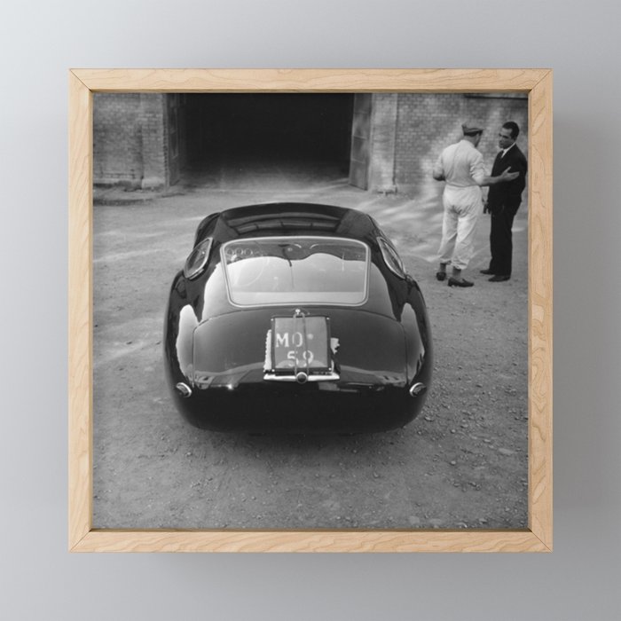 1957 4.5 Coupe, Modena, Italy Italian Sport Car Factory Photography Framed Mini Art Print
