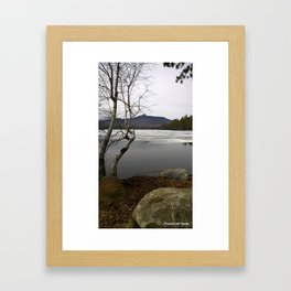 Mountain Views In New Hampshire Framed Art Print