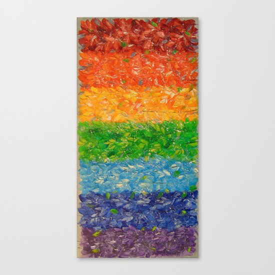 Rainbow happiness Canvas Print