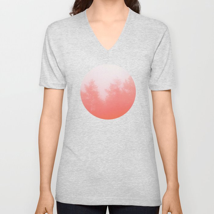 Out of Focus V Neck T Shirt