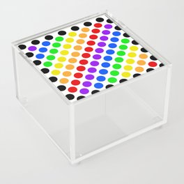 Rainbow Dots Acrylic Box