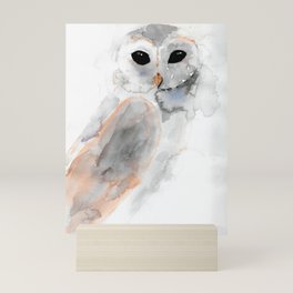 Watercolor Owl Mini Art Print