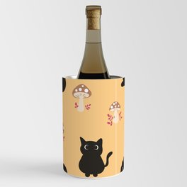 Black Cat & Mushroom Wine Chiller