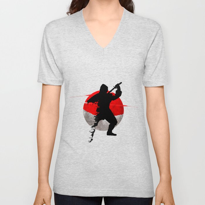 The Ninja V Neck T Shirt