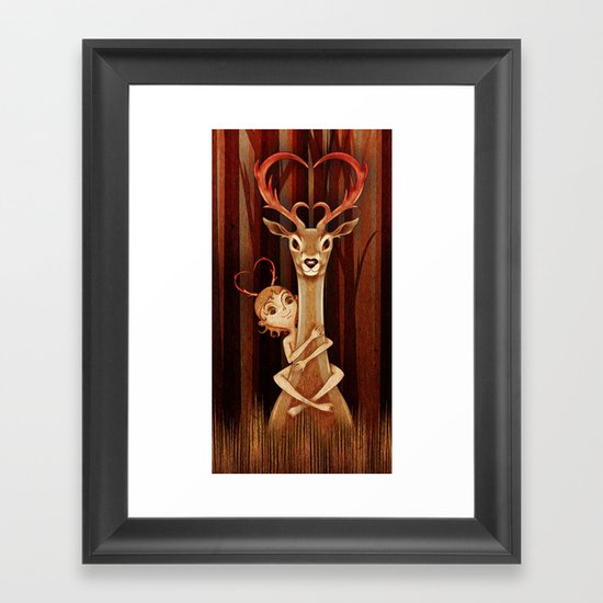 Deer Framed Art Print
