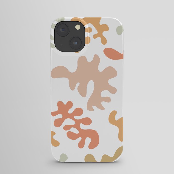 Colorful Beachy Squiggle Art iPhone Case