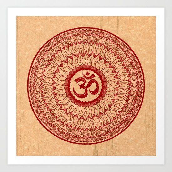lialiom mandala Art Print