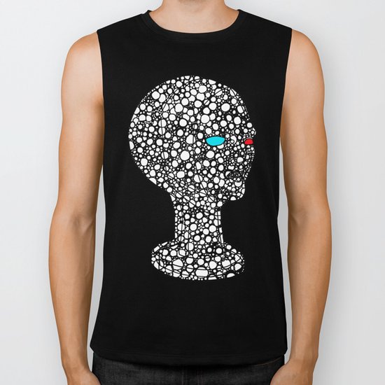 Red Pill Blue Pill Biker Tank