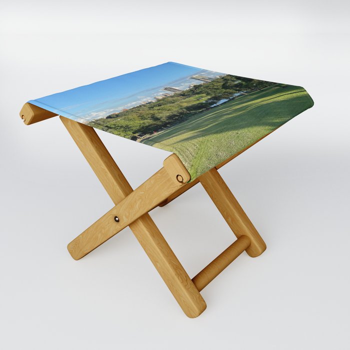 Small Town Park In Taiwan Folding Stool