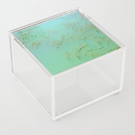 Dreamy Lake - turquoise water photograph Acrylic Box