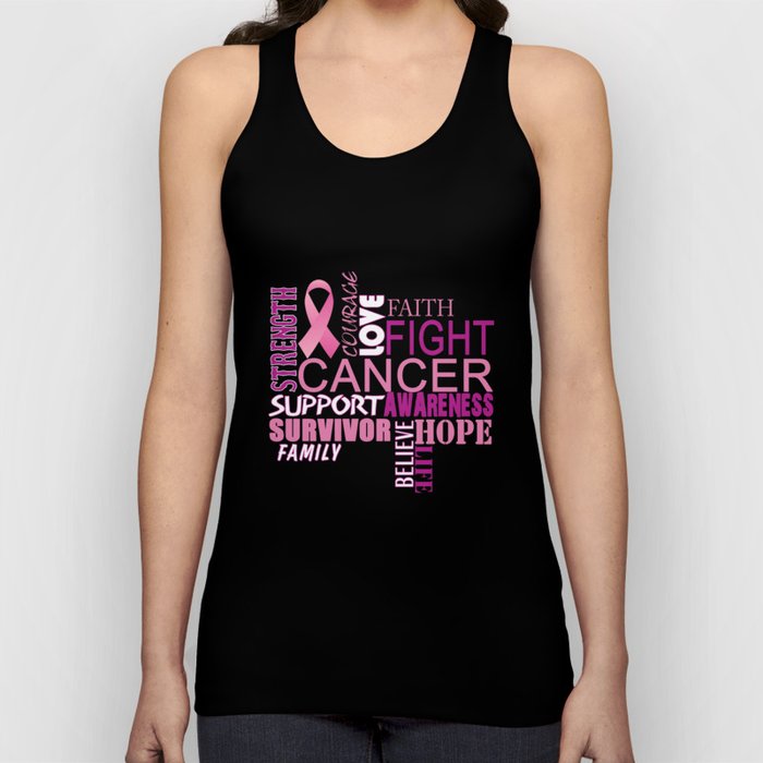 Cancer -Breast Cancer Awareness T-shirts Tank Top