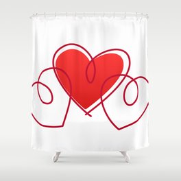 Lonely Hearts Club Shower Curtain