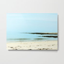 Tranquility Metal Print | Abstract, Tranquility, Blue, Sea Of Tranquility, Peaceful, Blur, Digital, Color, Calm, Light Blue 