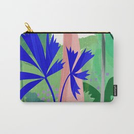 Oasis by the wild Carry-All Pouch | Nature, Forest, Blue, Bright, Fresh, Leaves, Naturalworld, Tree, Brutalist, Digital 