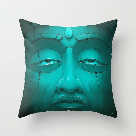 Buddha I. Throw Pillow