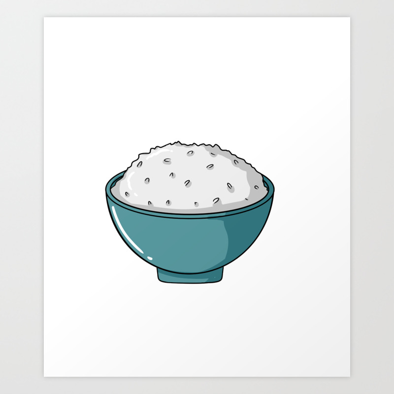 Rice Japanese Bowl Cooker Pot Maker Art Print by Brob | Society6