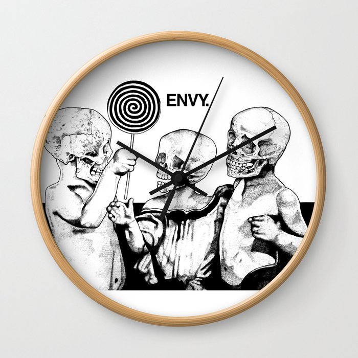 SEVEN DEADLY SINS : ENVY. Wall Clock