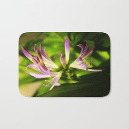 Purple Flowers Bath Mat | Digital, Photo, Color 