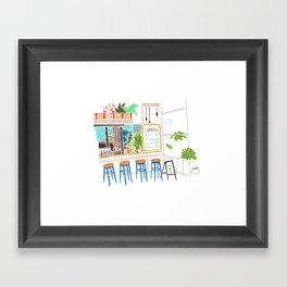 Coffee Shop Framed Art Print