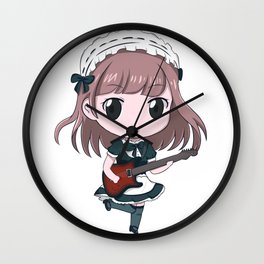 Band-Maid Kanami Wall Clock | Kawaii, Digital, Maid, Guitarist, Drawing, Bandmaid, Jrock, Chibi, Cute 