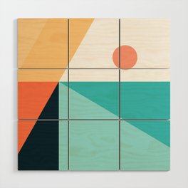 Geometric 1711 Wood Wall Art