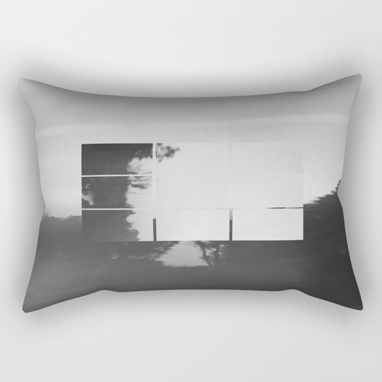Black Trees Rectangular Pillow