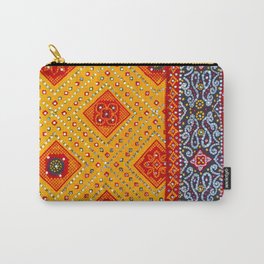 Chamakdar Carry-All Pouch | Photo, Mixed Media, Pattern 