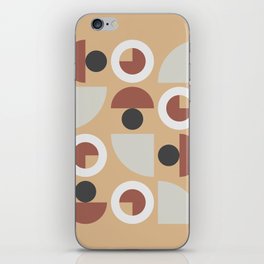 Classic geometric arch circle composition 34 iPhone Skin