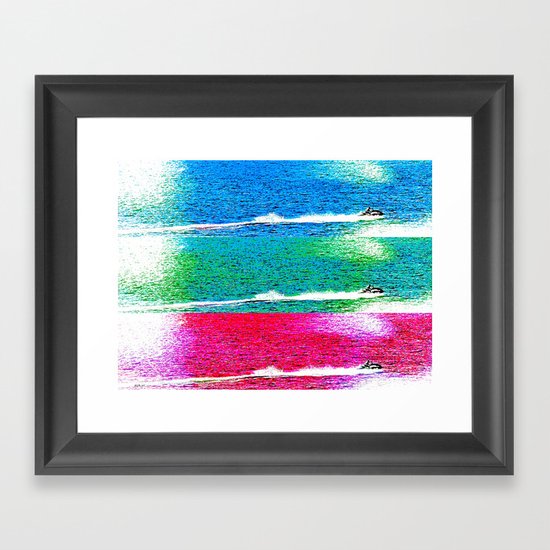 Big Buzz Framed Art Print
