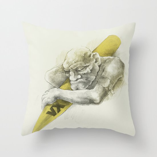 WL / I Throw Pillow
