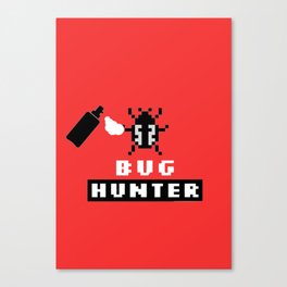 Programmer bug hunter Canvas Print