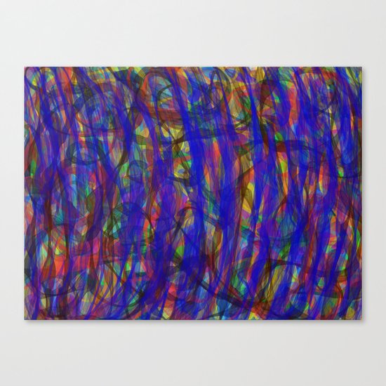 Blue Intensity Canvas Print