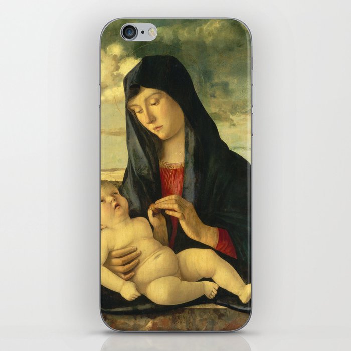 Giovanni Bellini "Madonna and Child in a Landscape" iPhone Skin